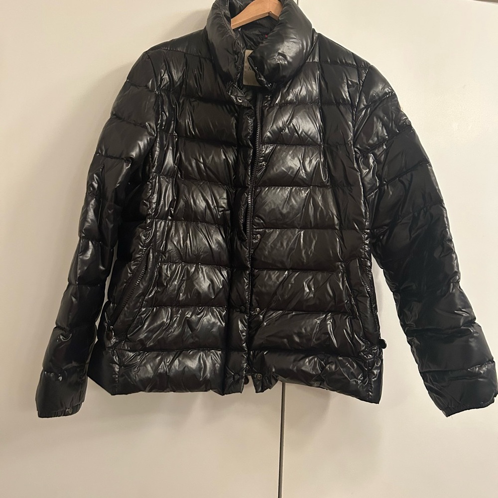 Moncler Shiny Black Puffer Jacket